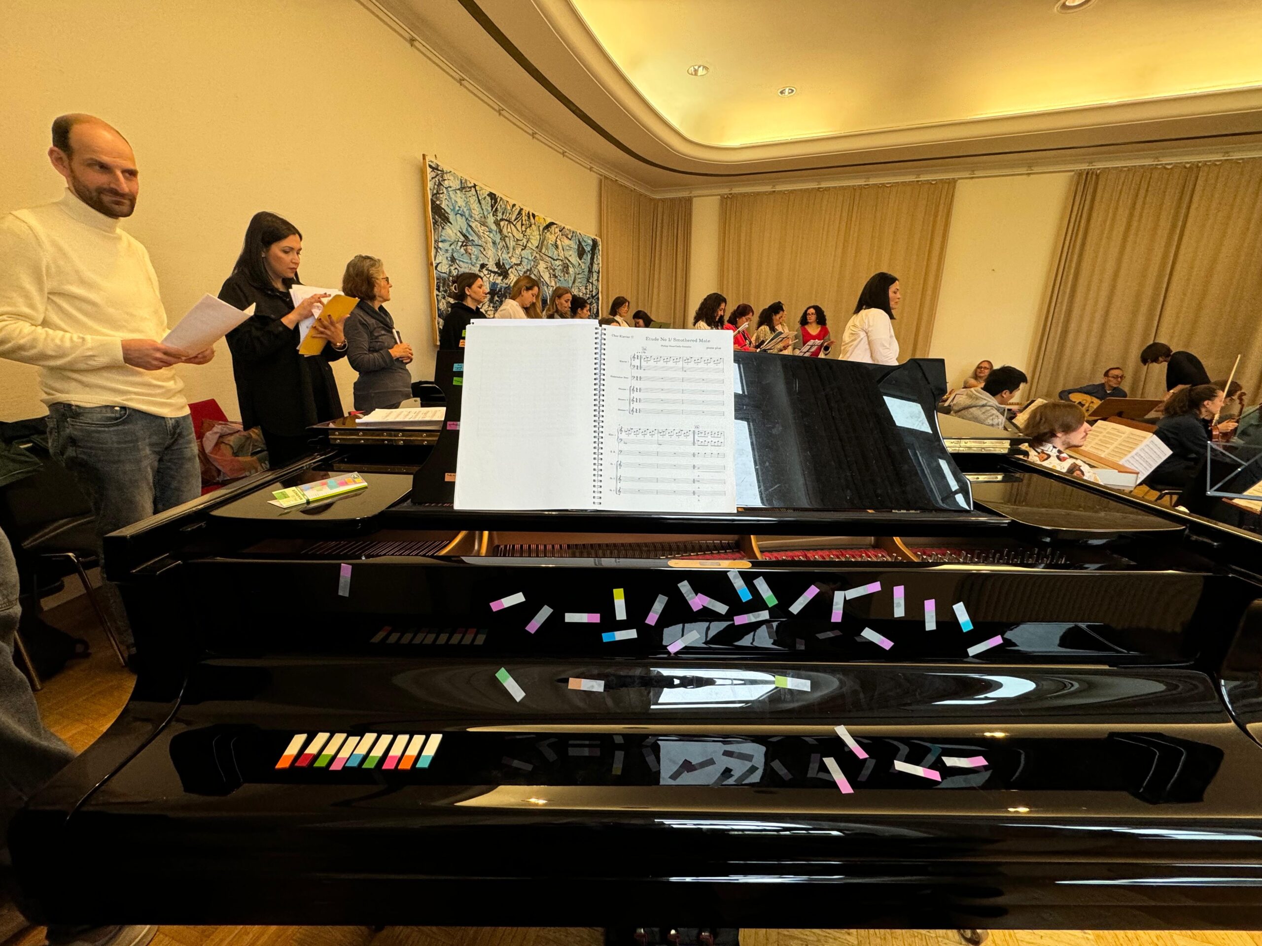 Probe im Ensemble